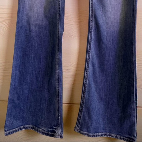 Silver Jeans SUKI Mid-Rise Slim Bootcut Super Stretch Dark Wash Denim Size 28/33 - Picture 9 of 10